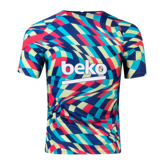 Camiseta Pre Partido del Barcelona 20-21 Azul - Haga un click en la imagen para cerrar